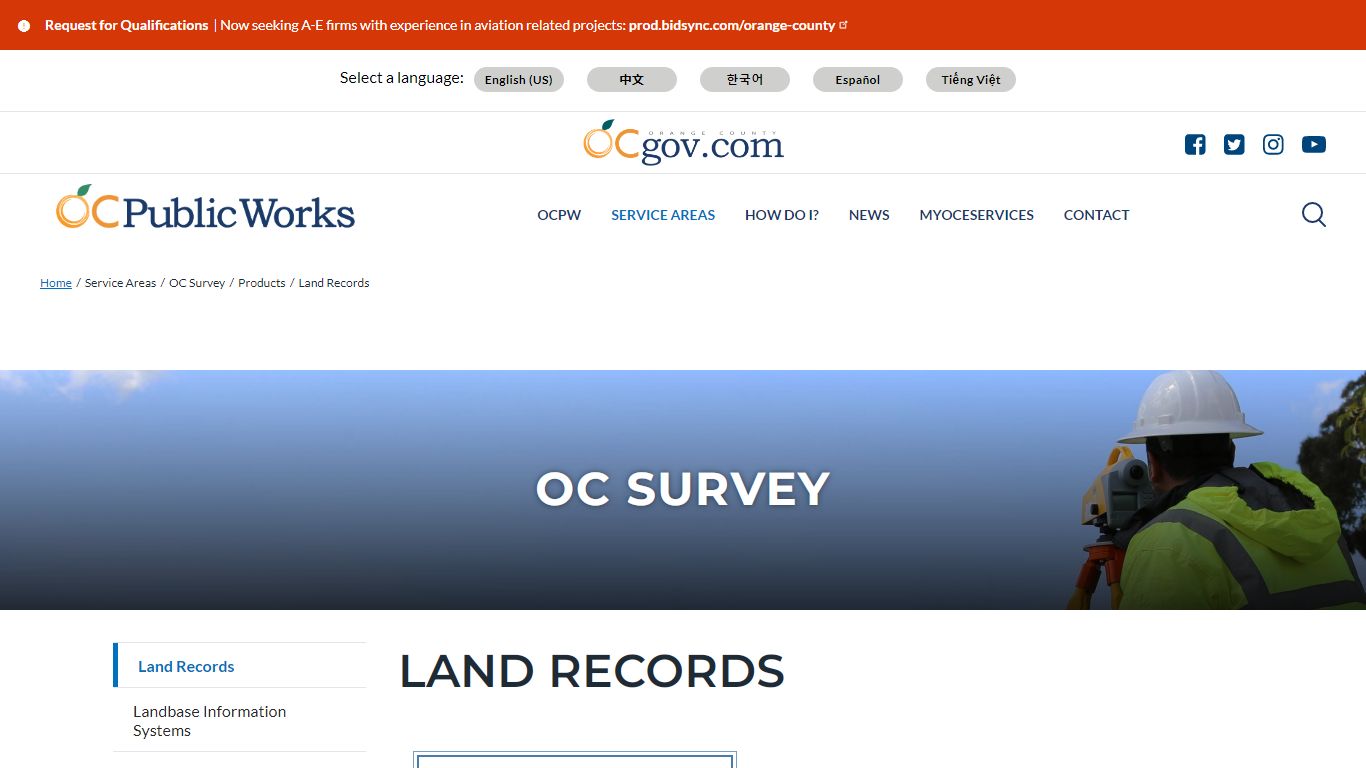 Land Records | OC Survey California - OC Public Works